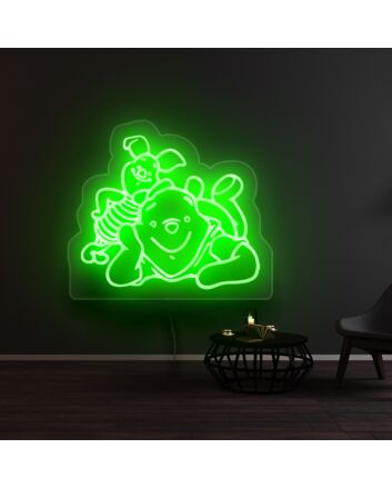 Winnie The Pooh Piglet Friend Neon Sign