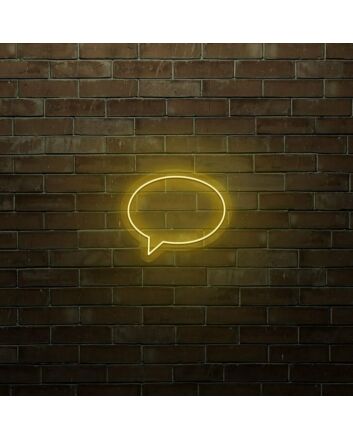 Speech Bubble LED Neon Sign
