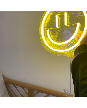 Happy Face LED Neon Sign