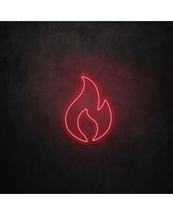 Flame LED Neon Sign