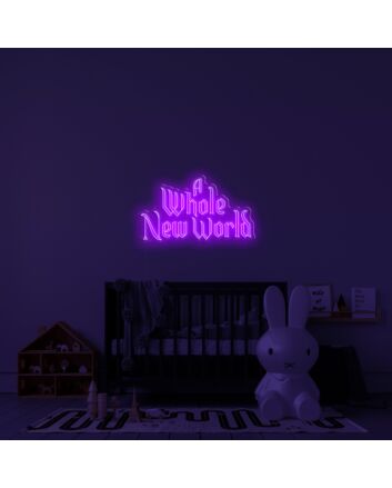 A Whole New World Neon Sign