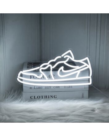 Aj1 Low White Neon Sign