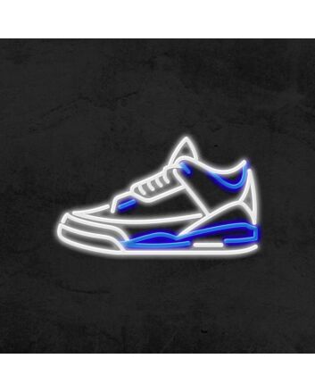 Aj3 Blue Neon Sign
