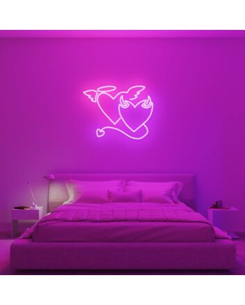Angel And Devil Neon Sign