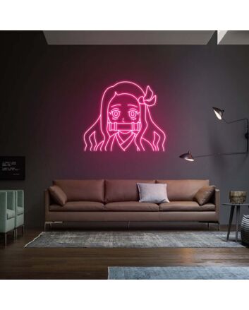 Anime Girl Neon Sign