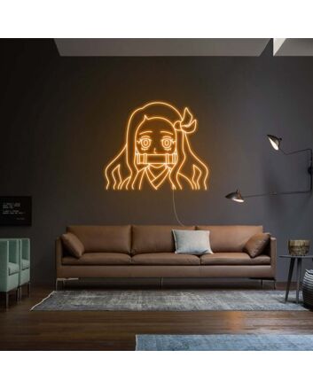 Anime Girl Neon Sign