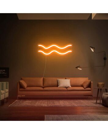Aquarius Zodiac Neon Sign