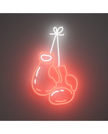Boxing Gloves Neon Sign