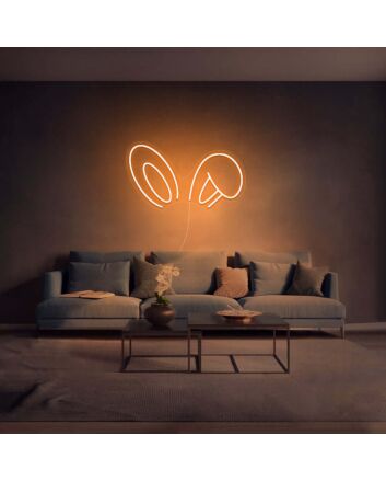 Bunny Ears Neon Sign