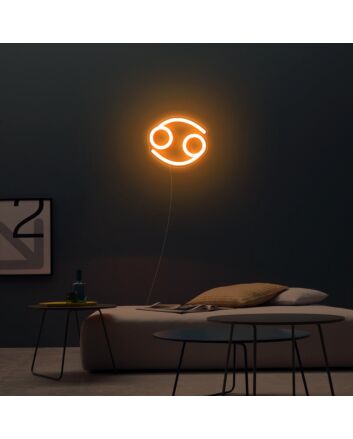 Cancer Zodiac Neon Sign