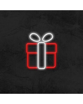 Christmas Present Neon Sign