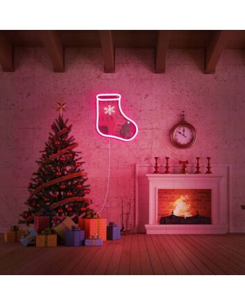 Christmas Stocking Neon Sign