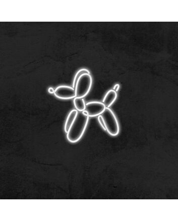 Dog Balloon Neon Sign