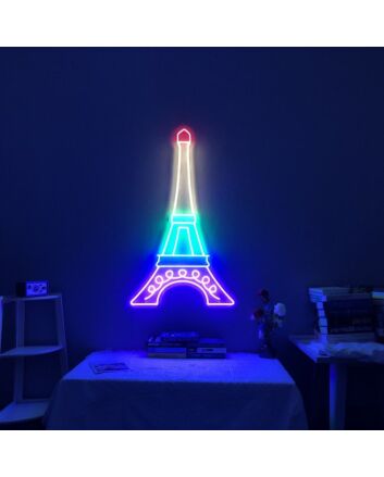 Eiffel Tower Neon Sign