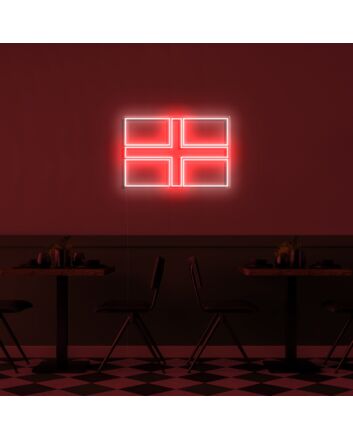 England Flag Neon Sign