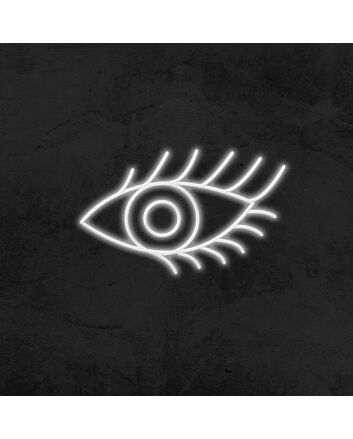 Eye With Lashes Neon Sign