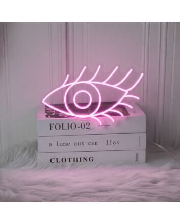 Eye With Lashes Neon Sign
