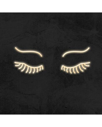 Eyes With Lashes Neon Sign