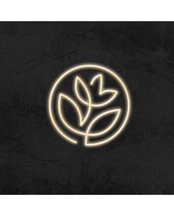 Flower Symbol Neon Sign
