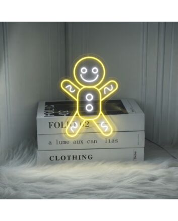 Gingerbread Man Neon Sign