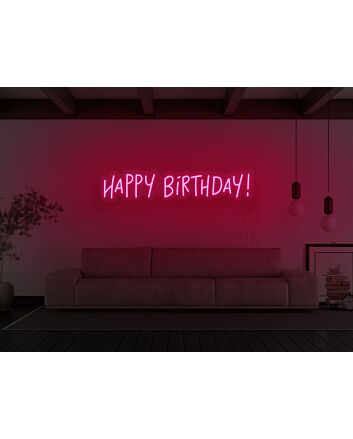 Happy Birthday V2 Neon Sign