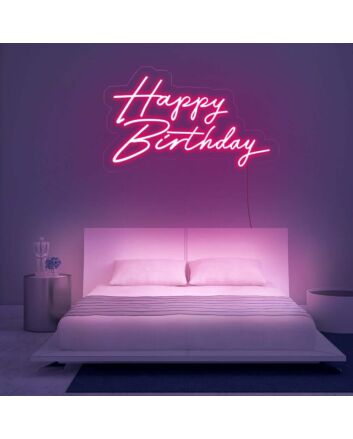 Happy Birthday V3 Neon Sign