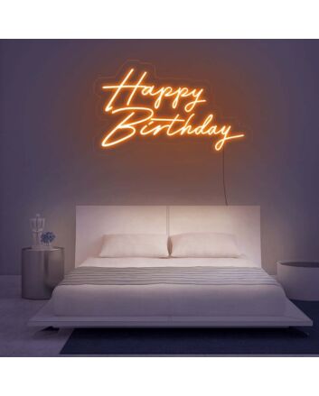 Happy Birthday V3 Neon Sign