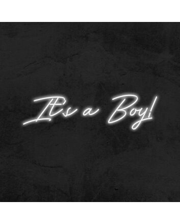 Its A Boy Babyshower Neon Sign