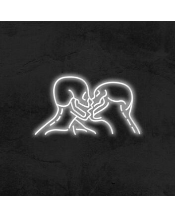 Kissing Skulls Neon Sign