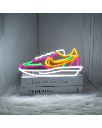 LD Waffle Sacai Pink Neon Sign