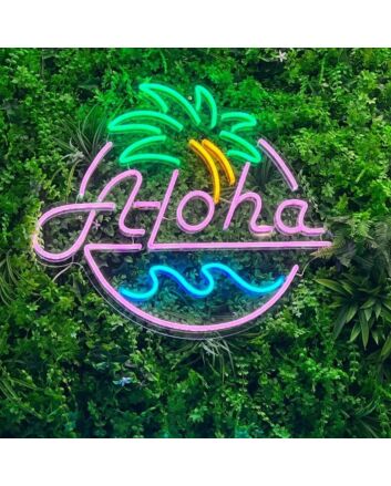 Customize LED Sign Aloha