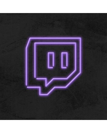 Logo Twitch Neon Sign