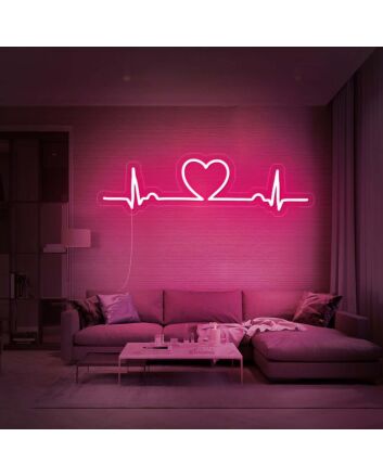 Love Heartbeat Neon Sign