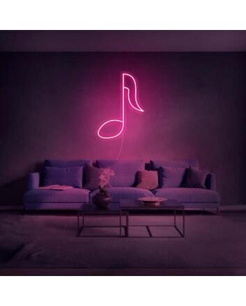 Music Note Neon Sign
