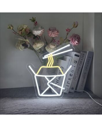 Noodle Box Neon Sign