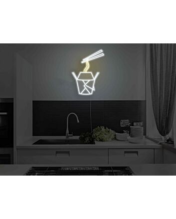 Noodle Box Neon Sign