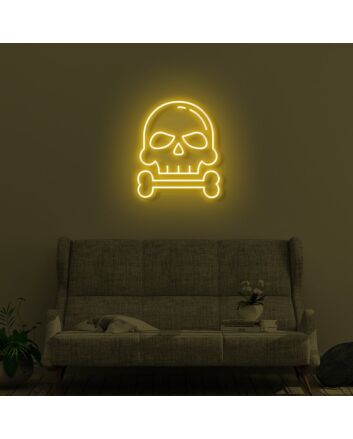 Skull LED Sign