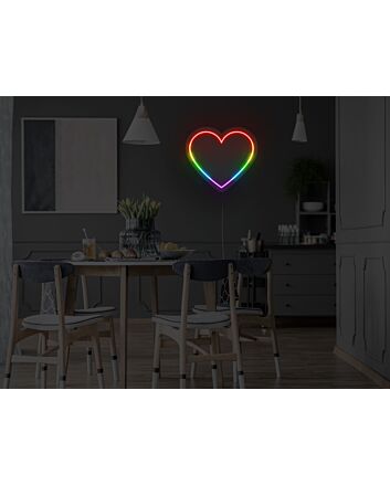 Pride Hearts Neon Sign