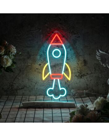 Rocket Neon Sign