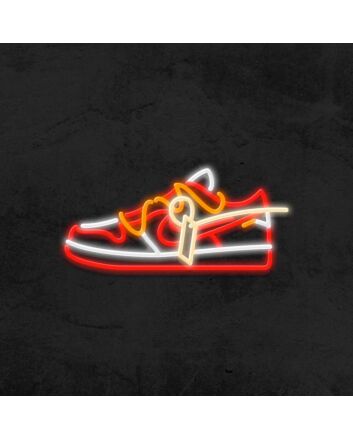 Sneaker Low The Ten Neon Sign