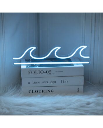 Waves Neon Sign