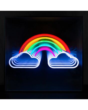 Rainbow Infinity Mirror Neon Sign