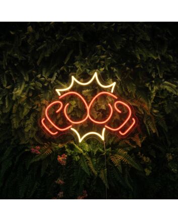 Boxing Punch Neon Sign