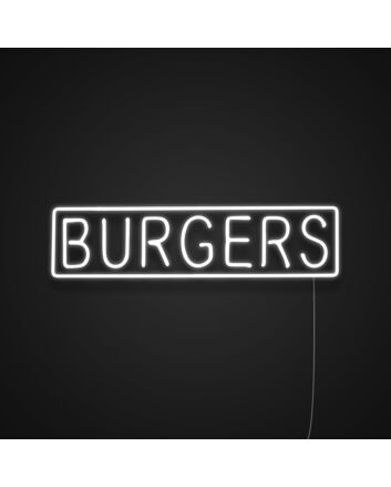 Burgers Neon Sign