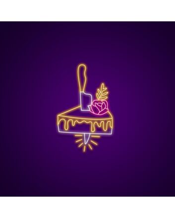 Cake Neon Custom Sign