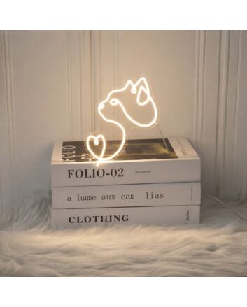 Cat Silhouette Neon Sign