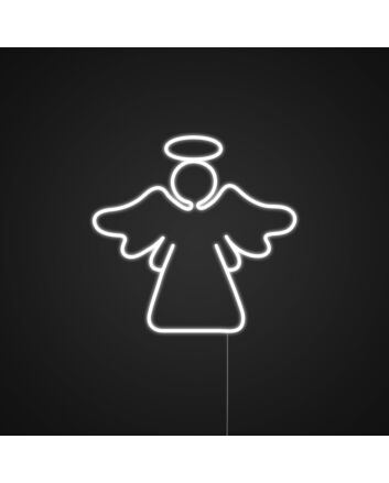 Christmas Angel Neon Sign