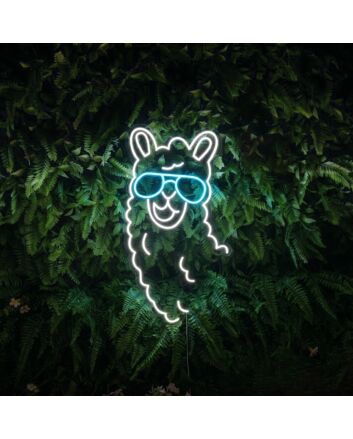Cool Llama Neon Sign