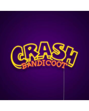 Crash Bandicoot Neon Sign