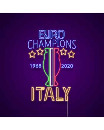 Euro Champions Italy Neon Sign